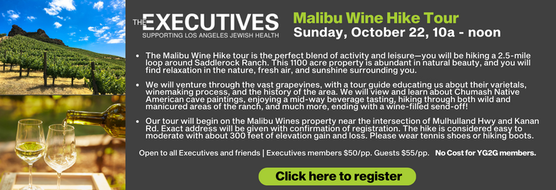 Malibu Wine Hike Tour - Sunday October 22, 2023. Register Here